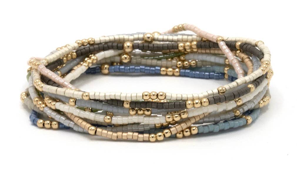 2mm Newport GOLDEN + Gold Filled Waterproof Bracelet