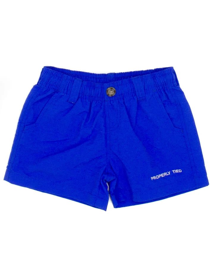 Properly Tied-Boys Mallard Short Royal Blue