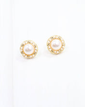 Raize Embellished Pearl Earring Gold
