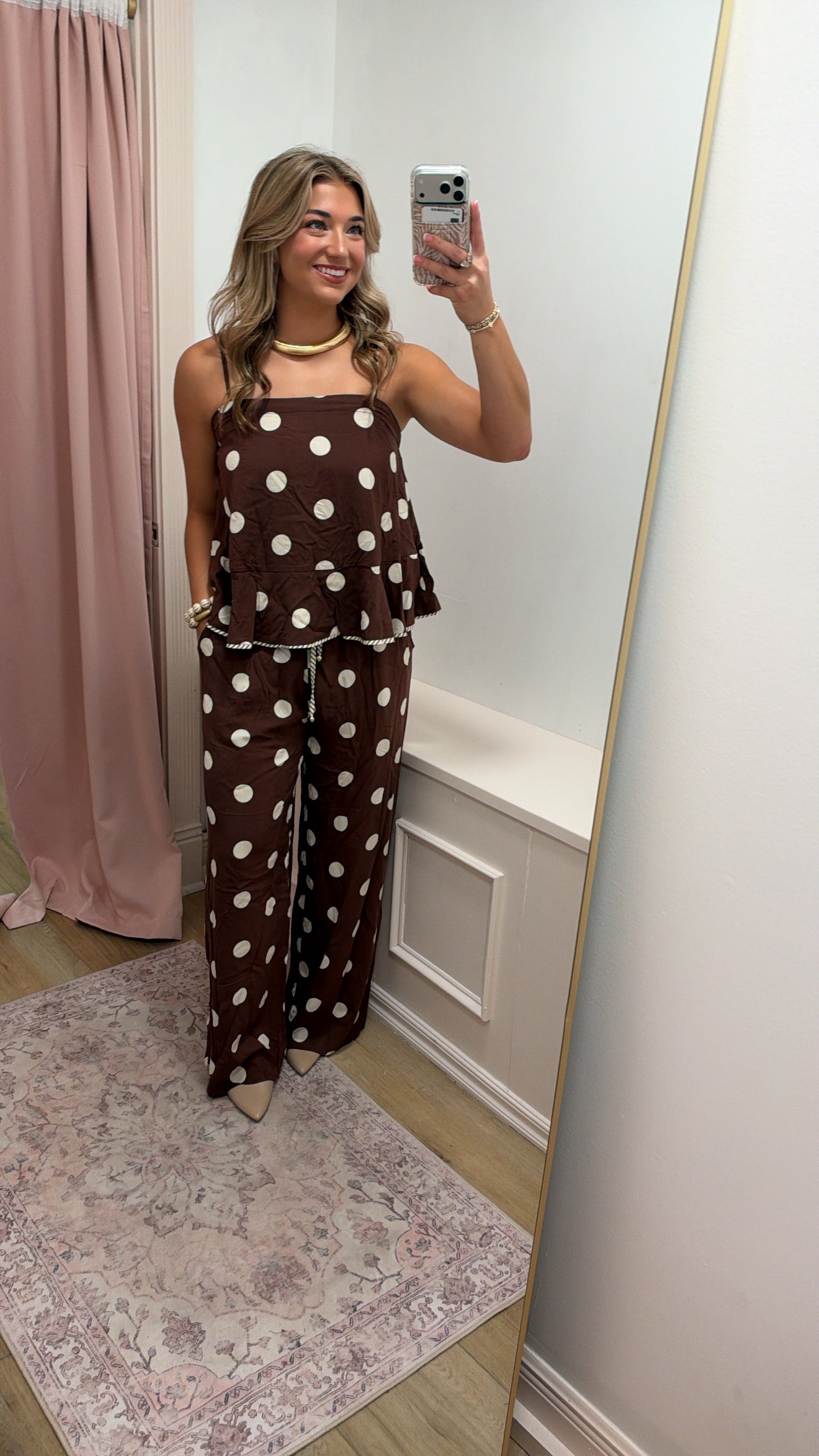 "Paige" Polka Dot Set