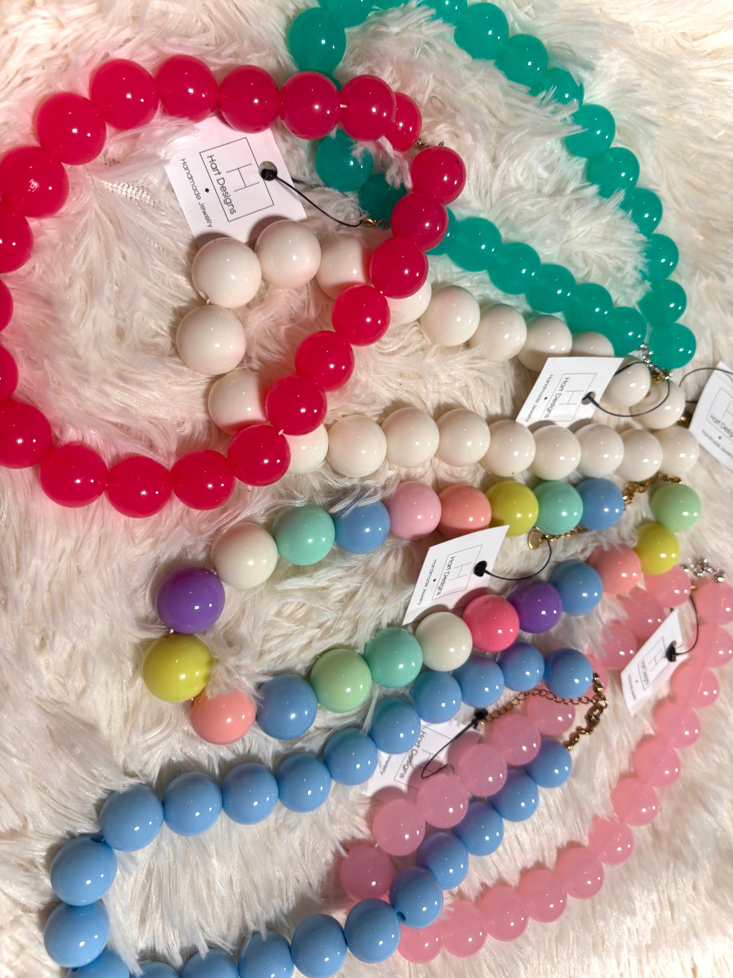 Beaded Chunky Stackable Necklace