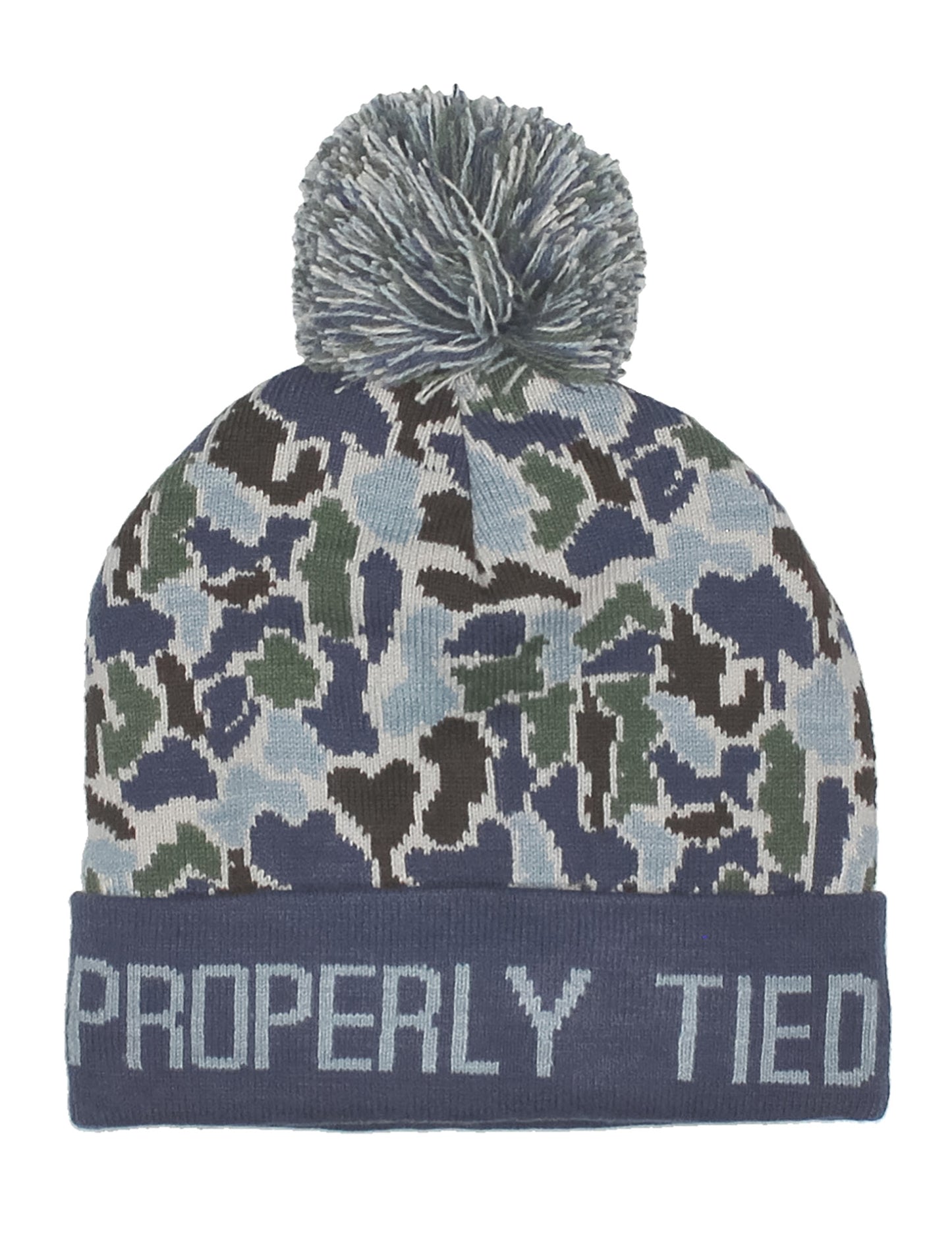 Properly Tied Boys Breck Beanie Terra Camo