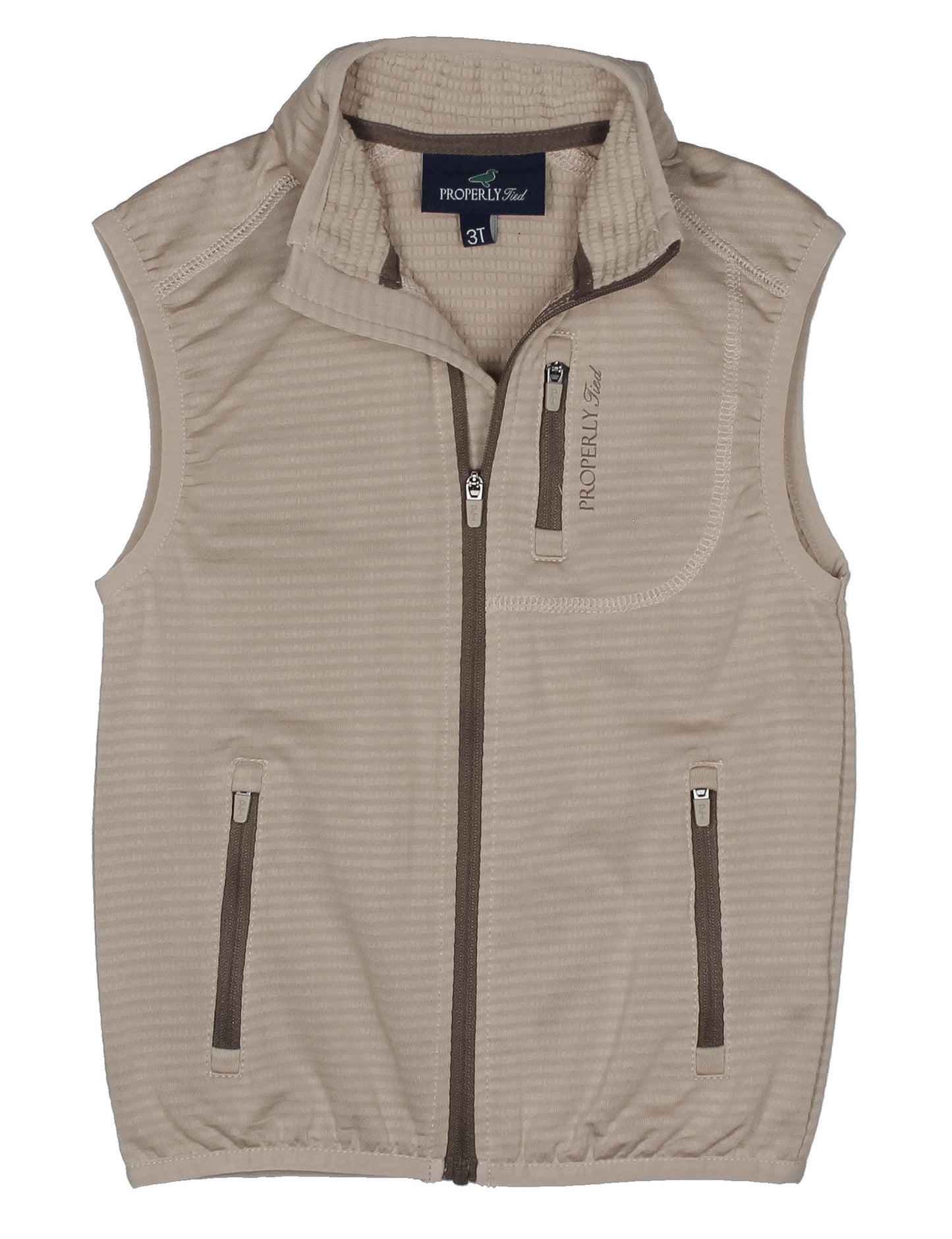 Properly Tied Boys Fairhope Vest Khaki