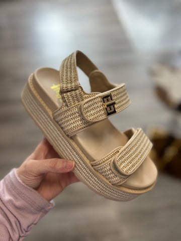 Go For It- Corkys Strapped Sandals