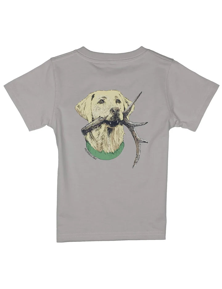 Properly Tied-Boys Antler Lab SS Ice Grey
