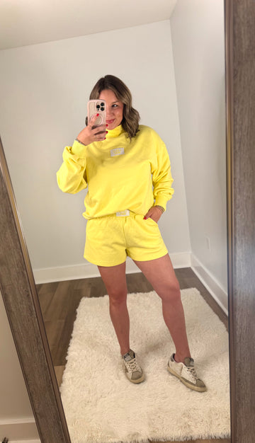 Lulumac Mock Neck Adult Sweatshirt