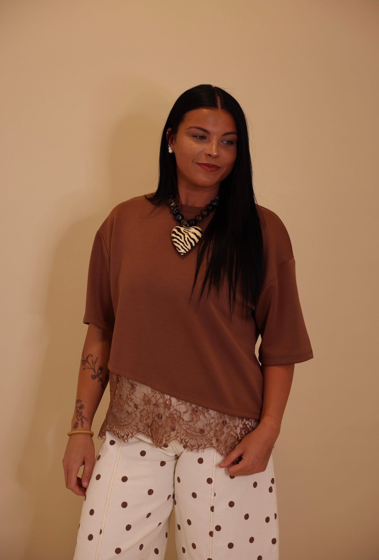 "Shae" Lace Bottom Top