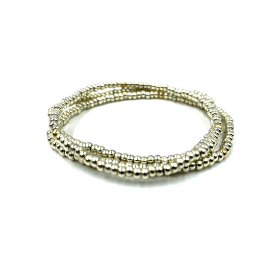 OG Classic Bracelet Stack in Platinum+ Gold Filled