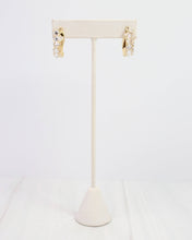 Paris Gold and CZ Hoop Gold
