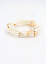 Panetiere Pearl Cross Bracelet Set Ivory