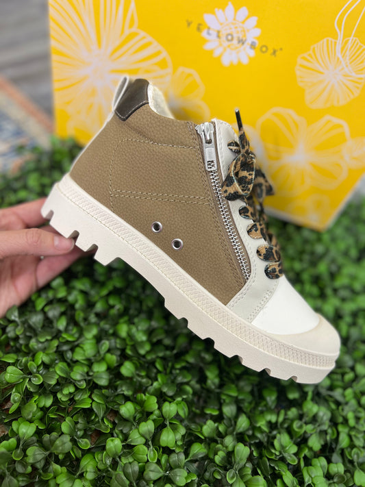 "Parrott" Taupe Sneaker Boot