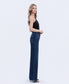 “Kallie” SUPER HIGH RISE FULL LENGTH DARK WASH WIDE JEANS