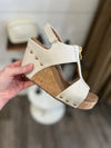 Corkys Zip It Good Ivory Wedge