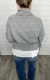 "Perfect Match" Turtle Neck Contrast Top