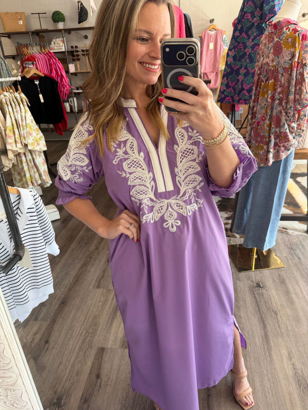 "Lace and Grace" Midi Dress