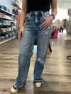 "Pearl" High Rise Wide Leg Denim