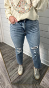 "Penny" High Rise Cropped Denim