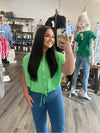 "Charmed" Green Top