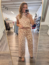 "Your Eyes" Taupe Leopard Pants