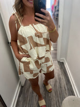 “Always and Forever” Taupe printed Romper