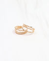 Browne Triple Hoop Earring Gold
