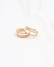 Browne Triple Hoop Earring Gold