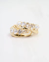 Paris Gold and CZ Hoop Gold
