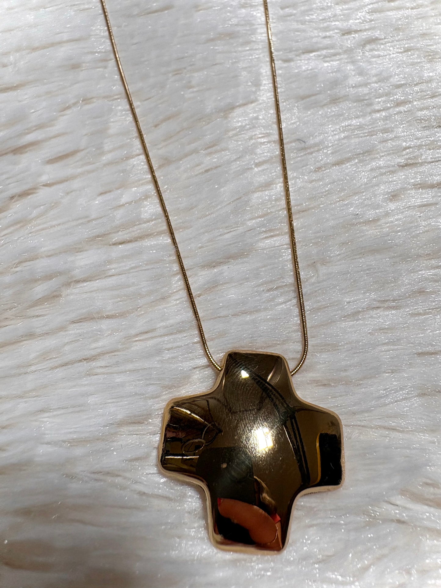 “Always Right” Dainty Gold Cross Necklace