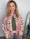 "On the Move" Botanical Print Jacket