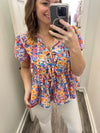 "Happy Days Ahead" Babydoll Top
