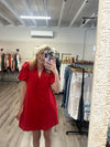 "Graceful" Red Dress
