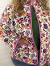 "On the Move" Botanical Print Jacket