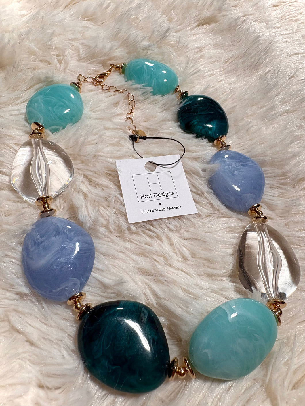 Multi Beaded Statement Necklace