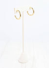 Isaacs Hoop Earring Shiny Gold