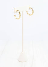 Isaacs Hoop Earring Shiny Gold