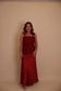 "All Wrapped Up" Corset Bodice Maxi Dress