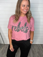 Mauve/Silver Rebels Tee