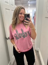 Mauve/Silver Rebels Tee