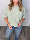 "Girls Night" Ribbed Pocket Tee