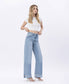 “Cait” SUPER HIGH RISE CUFFED BAGGY WIDE LEG JEANS