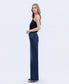 “Kallie” SUPER HIGH RISE FULL LENGTH DARK WASH WIDE JEANS