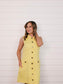 “Tried & True” Yellow Button Up Dress