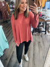 "See you through" Tunic Top