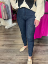 "Karen" Dark Blue Tummy Control Skinny Denim