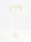 Isaacs Hoop Earring MATTE GOLD