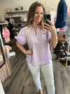 "A Perfect Day" Lilac Top