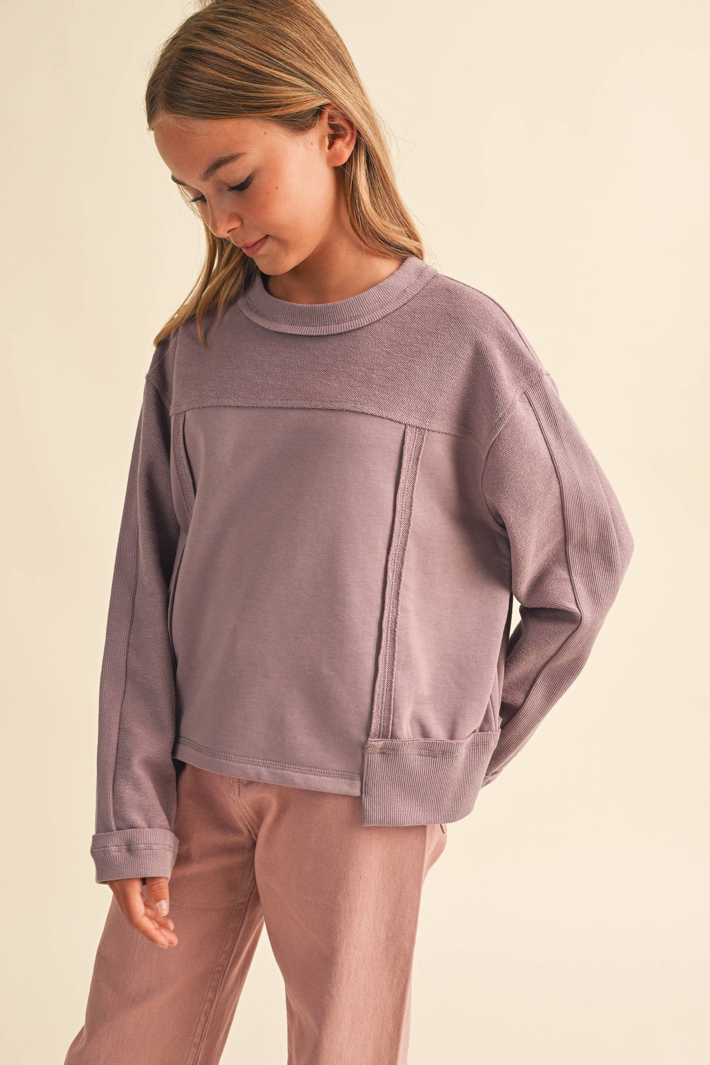 TWEEN KIDS GIRLS CREW NECK SWEATSHIRT (7-14)