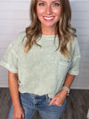 "Girls Night" Ribbed Pocket Tee