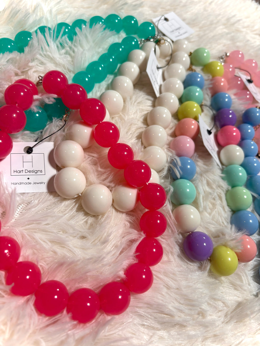 Beaded Chunky Stackable Necklace