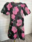 "Forgiveness" Black/Pink Floral Dress